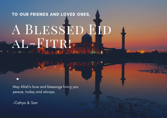 A Blessed Eid al-Fitr!