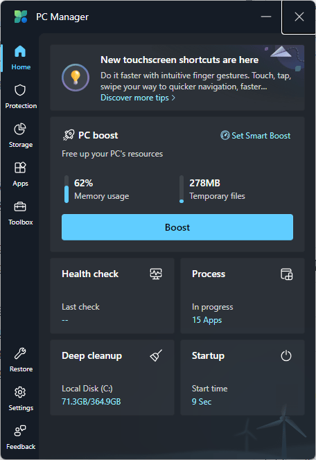 Microsoft PC Manager 2024