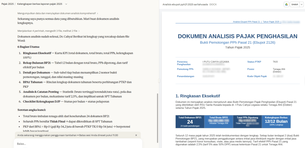 Dokumen Laporan Pajak Perorangan